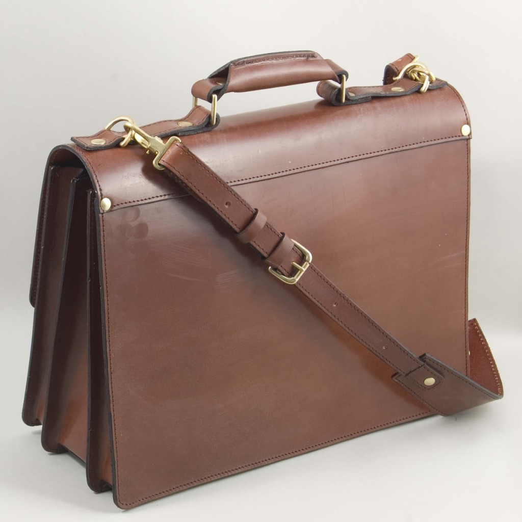 The Standard - Handmade Leather Briefcase - Henry Tomkins